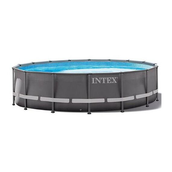 Бассейны: Бассейн каркасный Intex Ultra XTR Frame 549х132см песчаный фильтр насос лестница тент подстилка [26330] фотографии