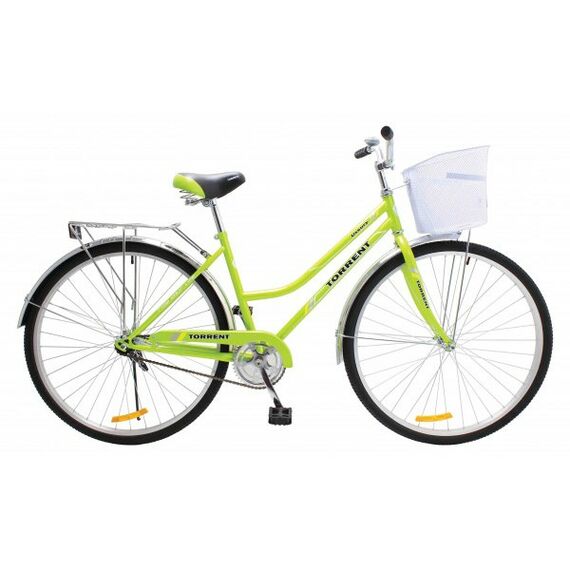 Велосипеды: Велосипед Torrent Ussury колеса 28", рама 18", 1 скорость, цвет зеленый фотографии