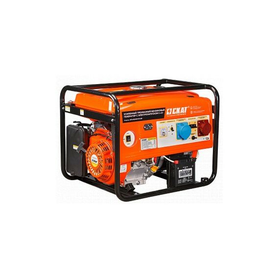 Электростанции: Бензогенератор SKAT УГБ-6000ЕT 6кВт, трехфазный фотографии