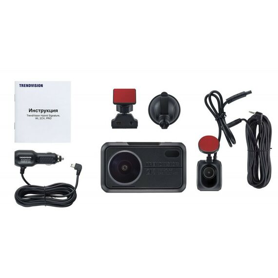 Автомобильные видеорегистраторы: Сигнатурный радар-детектор с Wi-Fi и второй камерой TrendVision Hybrid Signature EVO PRO фотографии