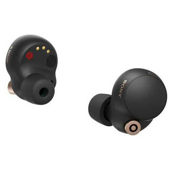 Наушники и гарнитуры: Наушники беспроводные Sony WF-1000XM4 YY2948, Bluetooth, вкладыши, черный [WF1000XM4B.E] фотографии