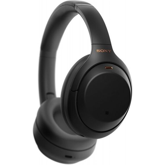 Наушники и гарнитуры: Гарнитура Sony WH-1000XM4 3.5  мм/Bluetooth, накладные, черный [WH1000XM4B.E] фотографии
