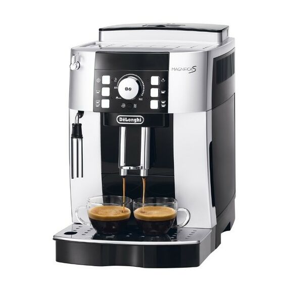 Кофемашины: Кофемашина DeLonghi ECAM 21.117.SB/S кофеварка эспрессо (автоматическое приготовление), для зернового и молотого кофе, объём резервуара для воды 1.8 л, давление 15 бар, контроль крепости кофе, капучинатор, цвет серебристый фотографии