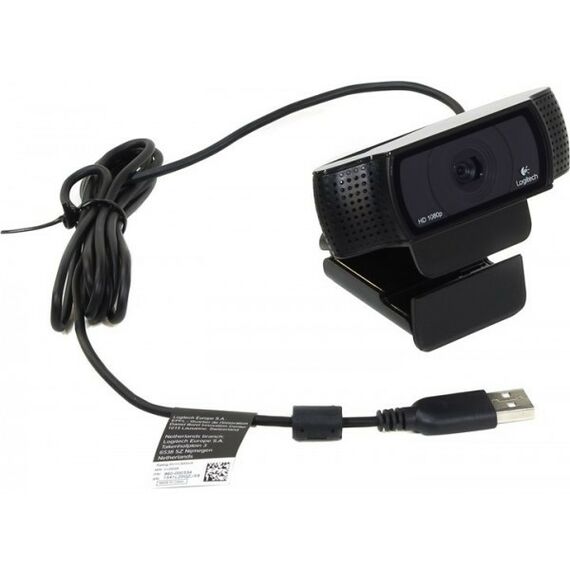 Веб-камеры: Веб-камера Logitech HD Pro Webcam C920 USB2.0, 1920*1080, микрофон, RTL [960-001055] фотографии