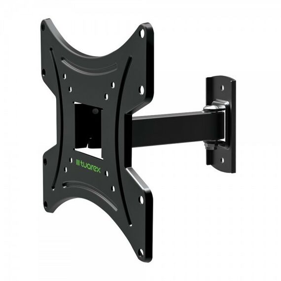 Крепеж для аудио-видео техники: Кронштейн для LED/LCD Kromax Tuarex ALTA-203 black Надежная стальная конструкция, антиблик - функция наклона позволяет убрать с экрана блики от солнца и ламп, простой и легкий монтаж благодаря съемной монтажной пластине, телевизор на кронштейне можно наклонить, повернуть и сдвинуть к стене фотографии