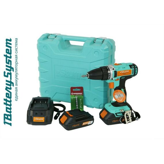 Дрели и шуруповерты: Дрель-шуруповерт аккумуляторная Sturm! CD3618 18 В, 2.0 Ач, 30 Нм фотографии