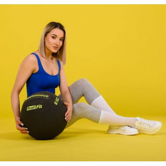 Фитнес оборудование: Медицинбол набивной кевларовый PROFI-FIT 6 кг фотографии