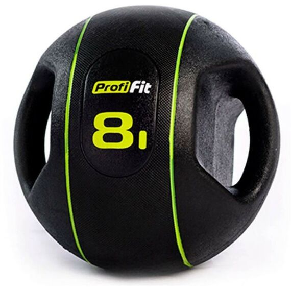 Фитнес оборудование: Медицинбол с хватами PROFI-FIT 8 кг фотографии