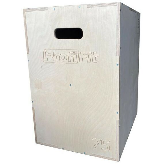 Фитнес оборудование: Бокс для запрыгиваний PROFI-FIT PLYO BOX разборный, фанера, 3 в 1, 50-60-75см фотографии