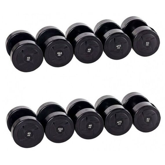 Гантели: Гантельный ряд PROFI-FIT POWER 40 кг - 50 кг (5 пар), шаг 2.5 кг фотографии