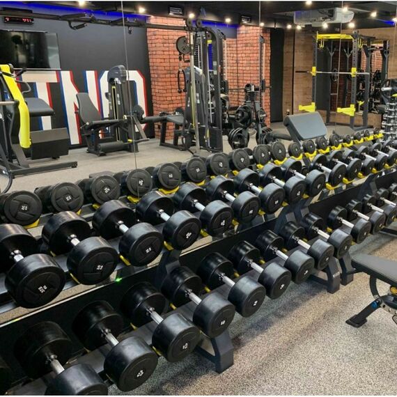 Гантели: Гантельный ряд PROFI-FIT POWER 40 кг - 50 кг (5 пар), шаг 2.5 кг фотографии