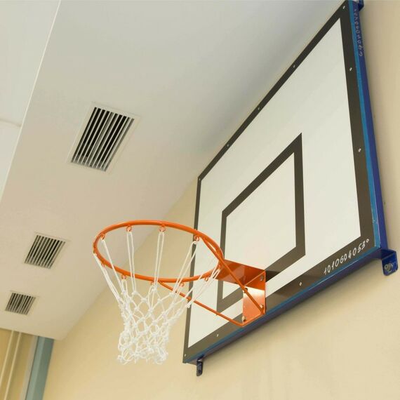 Баскетбол: Щит баскетбольный ZSO тренировочный 900х1200 мм, фанера толщина фанеры 15 мм на мет-се пристенный фотографии