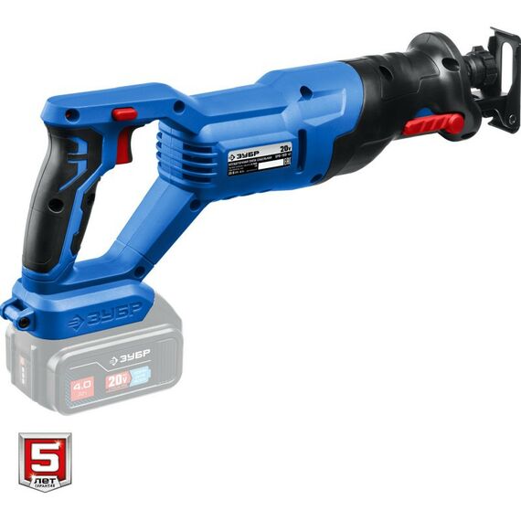 Сабельные пилы: Пила сабельная Зубр Профессионал SPB-180 бесщеточная, без АКБ, в коробке фотографии