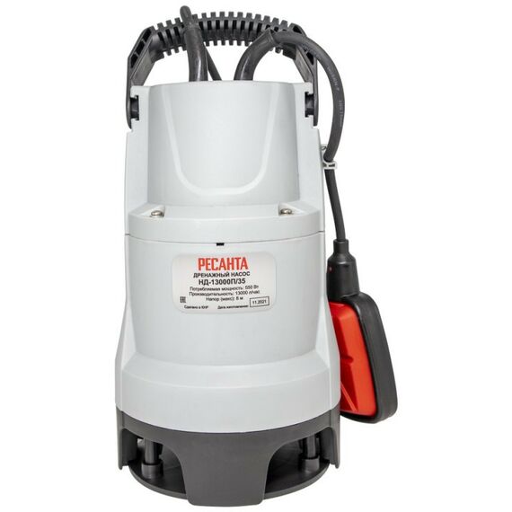 Насосы и насосные станции: Дренажный насос РЕСАНТА НД-13000П/35 фотографии