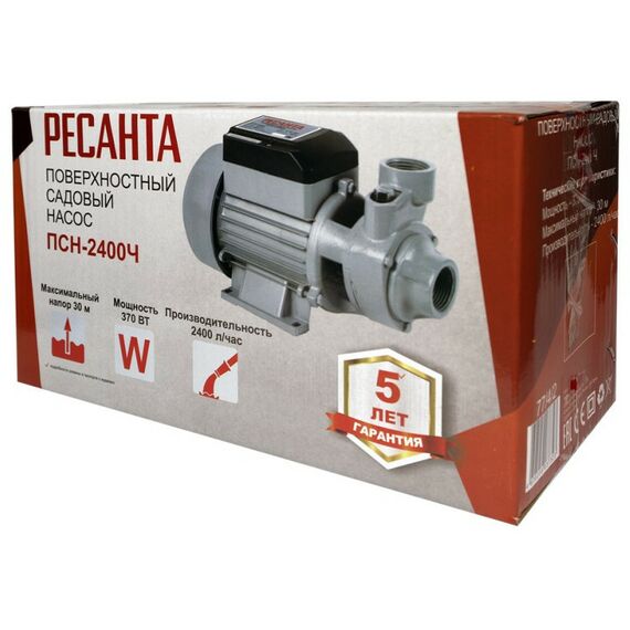 Насосы и насосные станции: Поверхностный насос РЕСАНТА ПСН-2400Ч фотографии