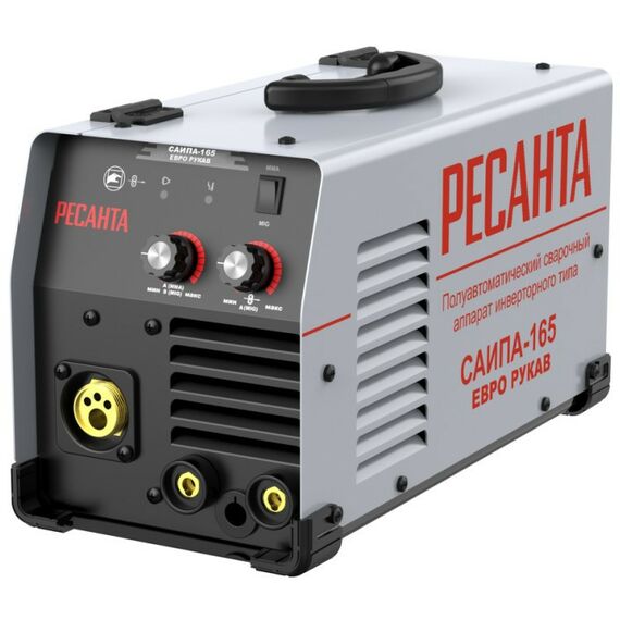 Сварочные аппараты: Сварочный полуавтомат РЕСАНТА САИПА-165 Евро рукав (MIG/MAG) фотографии