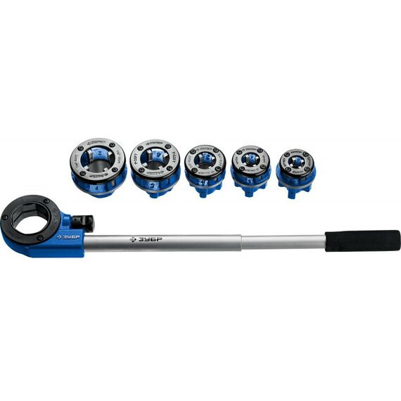 Столярно-слесарный инструмент: Набор клуппов №5 с трещоткой Зубр Профессионал 28270-H5_z01 фотографии