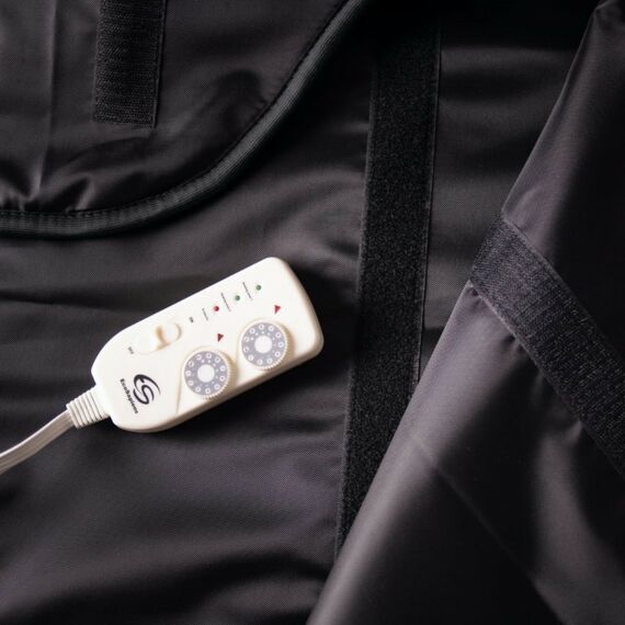 Электропростыни и одеяла: Термоодеяло электрическое двухзонное EcoSapiens SpaCapsula черное 220х180 см фотографии