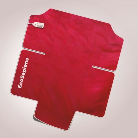 Электропростыни и одеяла: Термоодеяло электрическое двухзонное EcoSapiens TermoCapsula бордовое 220х180 см фотографии