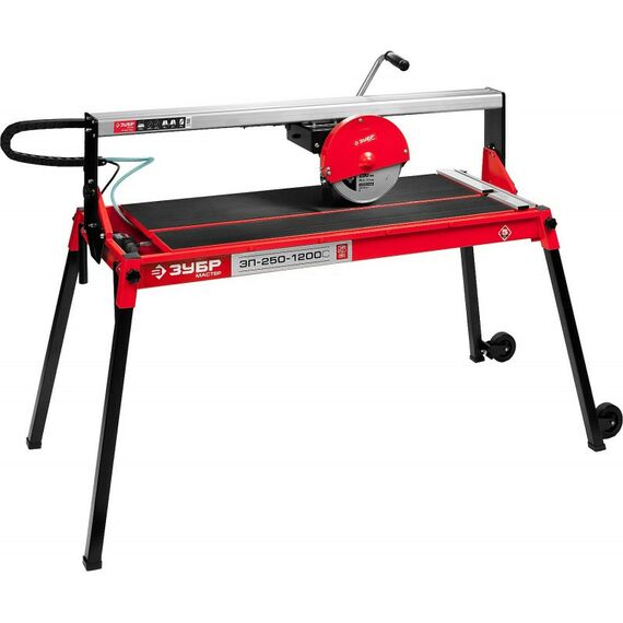 Плиткорезы: Электроплиткорез Зубр Мастер ЭП-250-1200С длина реза 1020 мм фотографии