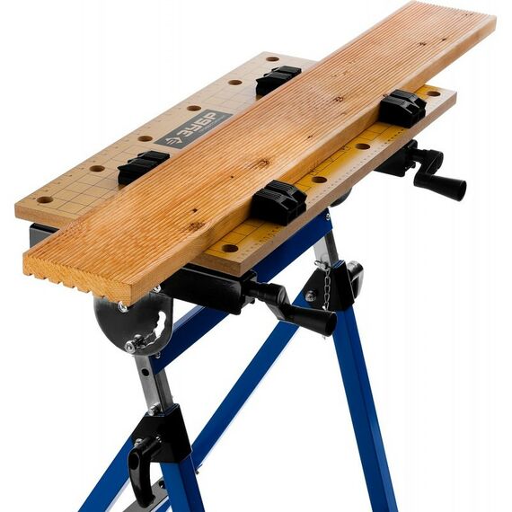 Тиски, струбцины, наковальни, верстаки: Верстак столярный складной Зубр Профессионал T-7 [38728] фотографии