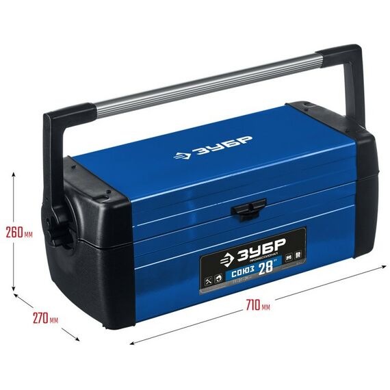 Ящики для инструмента: Ящик для инструмента Зубр СОЮЗ-28 38151-28_z01 фотографии