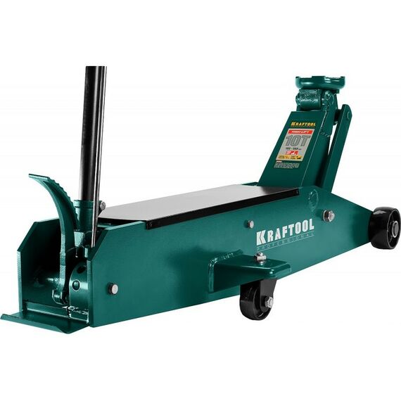 Домкраты: Подкатной домкрат для тяжелой техники KRAFTOOL HIGH-LIFT 10т 160-560мм [43455-10] фотографии