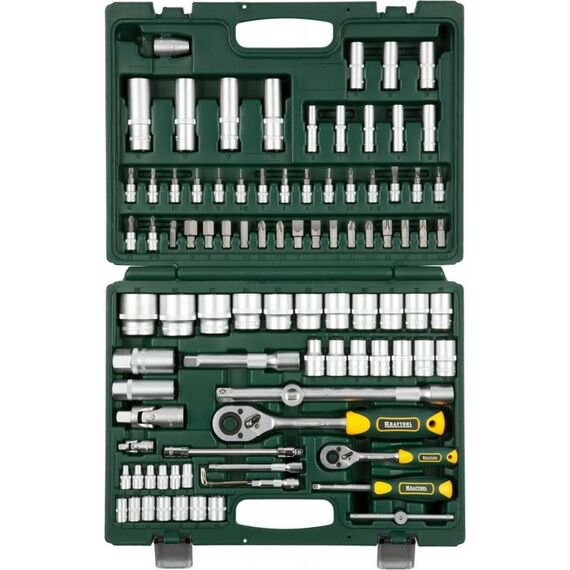 Наборы инструментов и ключи: Eниверсальный набор инструмента KRAFTOOL X-Drive 94 94 предмета [27883-H95_z02] фотографии