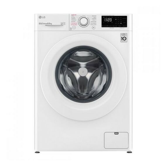 Стиральные машины: Стиральная машина LG F2V3GS3W 8.5кг, ширина 47 см, прямой привод фотографии