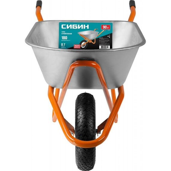 Тачки строительные: тачка строительная одноколесная СИБИН СТ-12 180 кг [39904_z01] фотографии