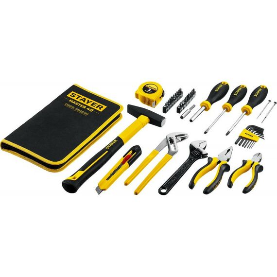 Наборы инструментов и ключи: Универсальный набор инструмента для дома STAYER Master-40 40 предметов [22052-H40] фотографии