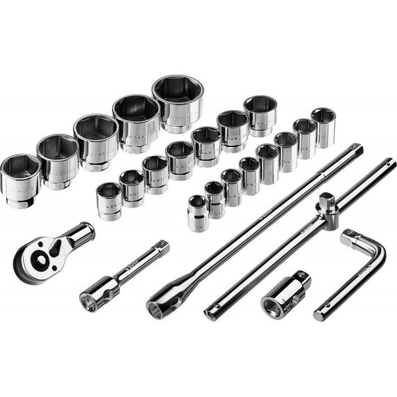 Наборы инструментов и ключи: Набор инструмента для крупногабаритной техники Зубр Профессионал НКТ-26 26 предметов [27660-H26_z02] фотографии