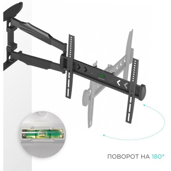 Крепеж для аудио-видео техники: Кронштейн ONKRON NP47 черный 40"-75", VESA: 100x100 - 400x400 мм фотографии