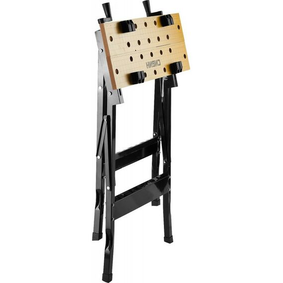 Тиски, струбцины, наковальни, верстаки: Верстак столярный складной СИБИН 38723 фотографии