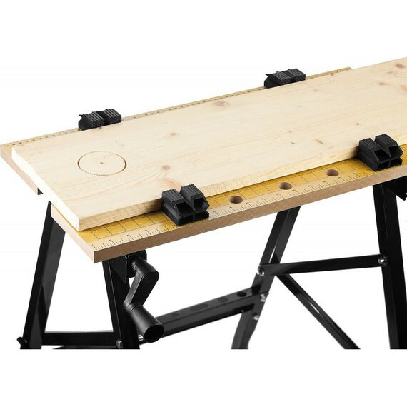 Тиски, струбцины, наковальни, верстаки: Верстак столярный складной СИБИН 38723 фотографии