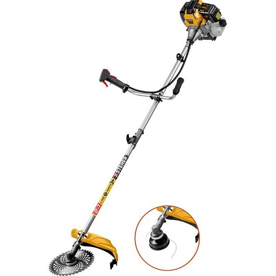 Триммеры: Бензокоса STEHER BT-2500-S 2.5 кВт / 3.3 л.с., 52 см3, разборная штанга фотографии