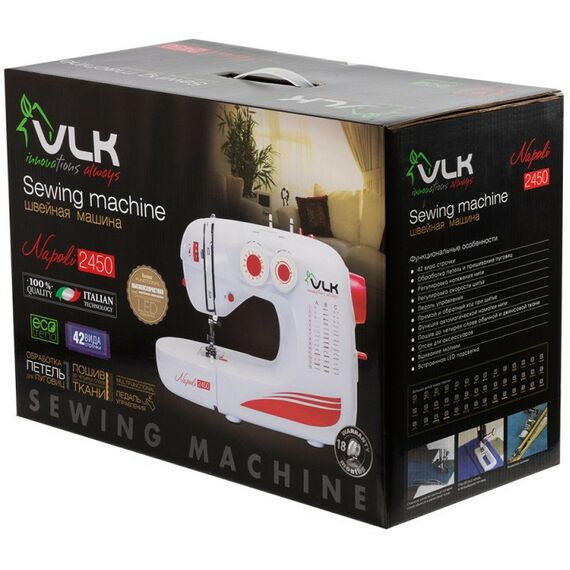 Швейные машинки: Швейная машина VLK Napoli 2450 белый [90018] фотографии