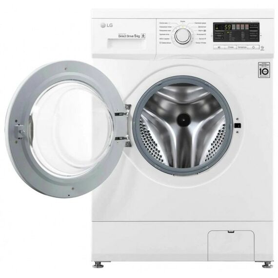 Стиральные машины: Стиральная машина LG F10B8LD7 узкая 44 см, 5кг, прямой привод фотографии