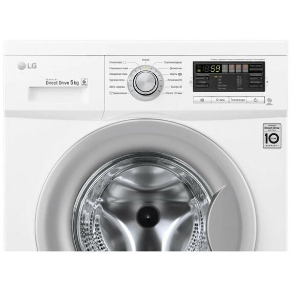 Стиральные машины: Стиральная машина LG F10B8LD7 узкая 44 см, 5кг, прямой привод фотографии