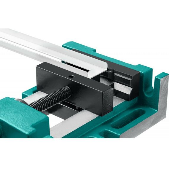 Тиски, струбцины, наковальни, верстаки: Cверлильные тиски KRAFTOOL 32716-100 100 мм, станочные трехсторонние фотографии