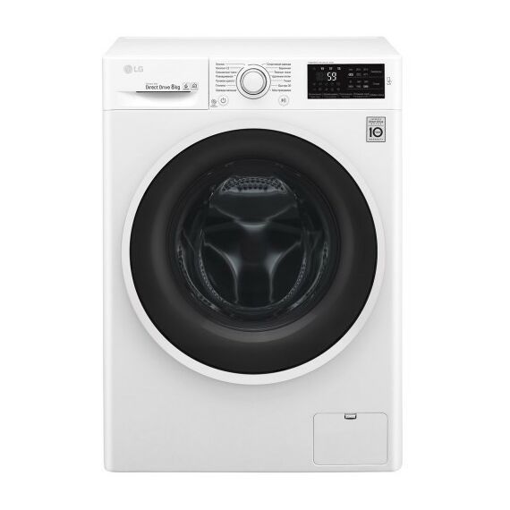 Стиральные машины: Стиральная машина LG F2J6TN0W 8 кг, прямой привод фотографии