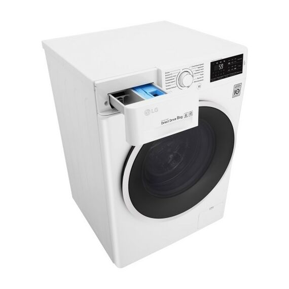 Стиральные машины: Стиральная машина LG F2J6TN0W 8 кг, прямой привод фотографии