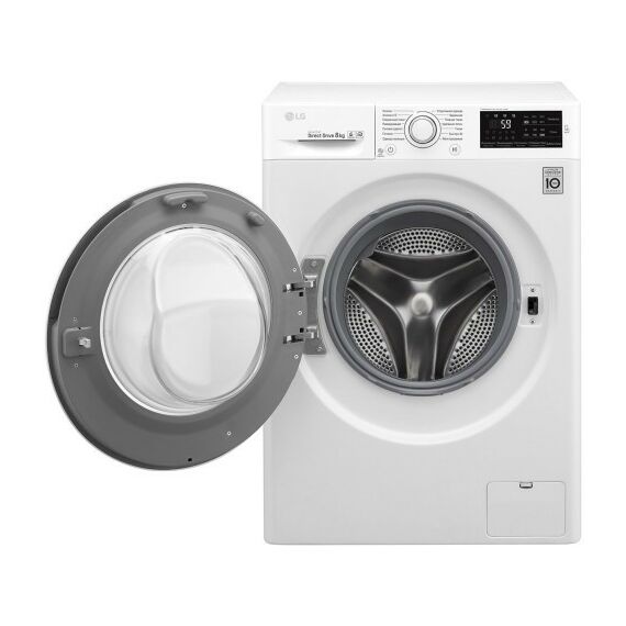 Стиральные машины: Стиральная машина LG F2J6TN0W 8 кг, прямой привод фотографии