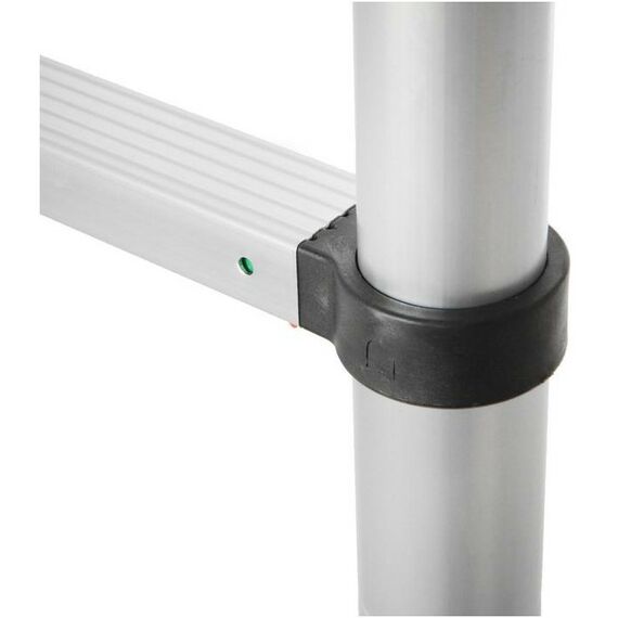 Стремянки и лестницы: Лестница телескопическая TUNDRA 2.6 м алюминиевая, 9 ступеней, автомат фотографии