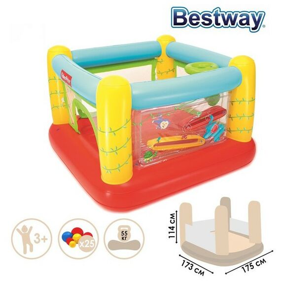 Батуты: Батут надувной BestWay Jumptacular 175 x 173 x 114 см [93542] фотографии