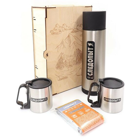 Все для пикника: Подарочный походный набор для выживания Следопыт Экстрим 9 предметов фотографии