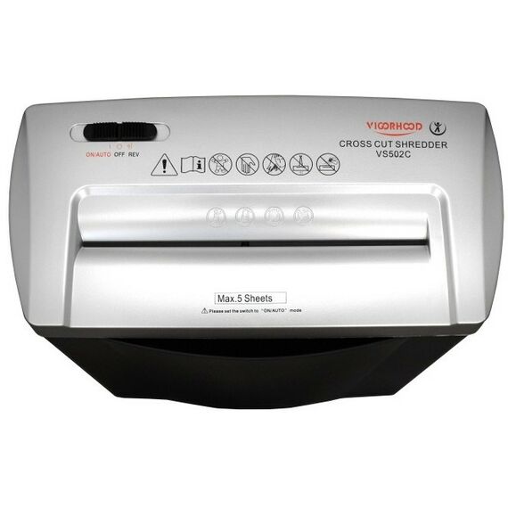Уничтожители документов: Уничтожитель документов Vigorhood VS502С 4.0x38мм, 5 лст, 14л, P4 фотографии