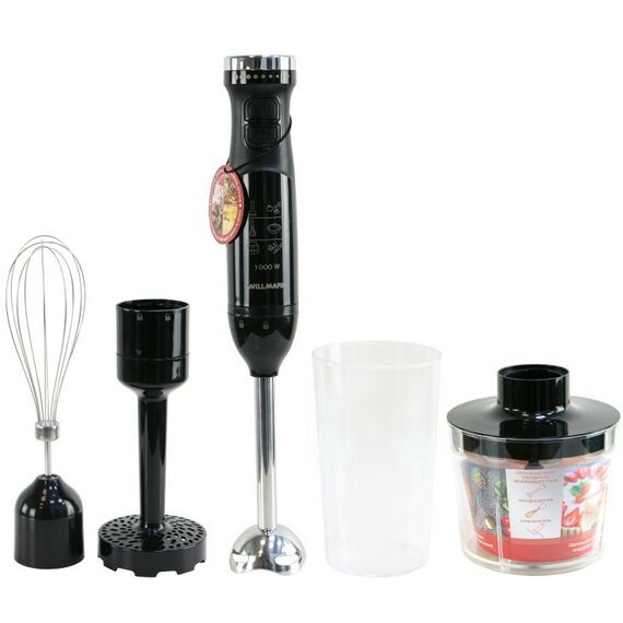Блендеры: Блендер погружной WILLMARK WHB-1155BS черный фотографии