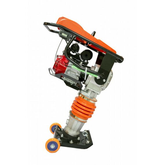 Виброплиты, вибраторы: Вибротрамбовка Samsan TR 271 78 кг, счетчик моточасов, колесный комплект, двигатель Honda GX 160, 4-тактный, одноцилиндровый фотографии