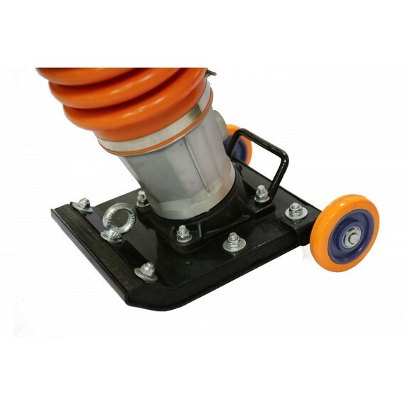 Виброплиты, вибраторы: Вибротрамбовка Samsan TR 280 80 кг, счетчик моточасов, колесный комплект, двигатель Honda GX 160, 4-тактный, одноцилиндровый фотографии